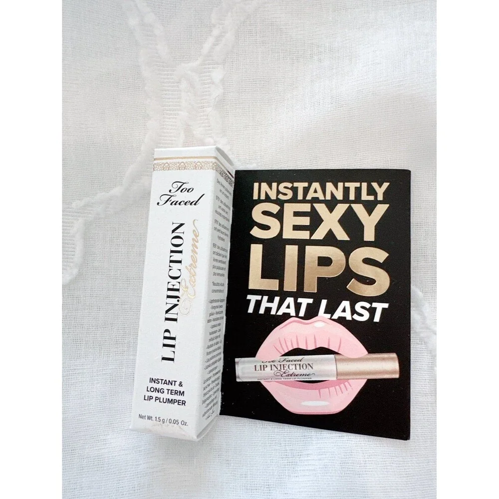 NIB Too Faced Lip Injection Extreme Lip Plumper Travel Size .05 oz 1.5 g